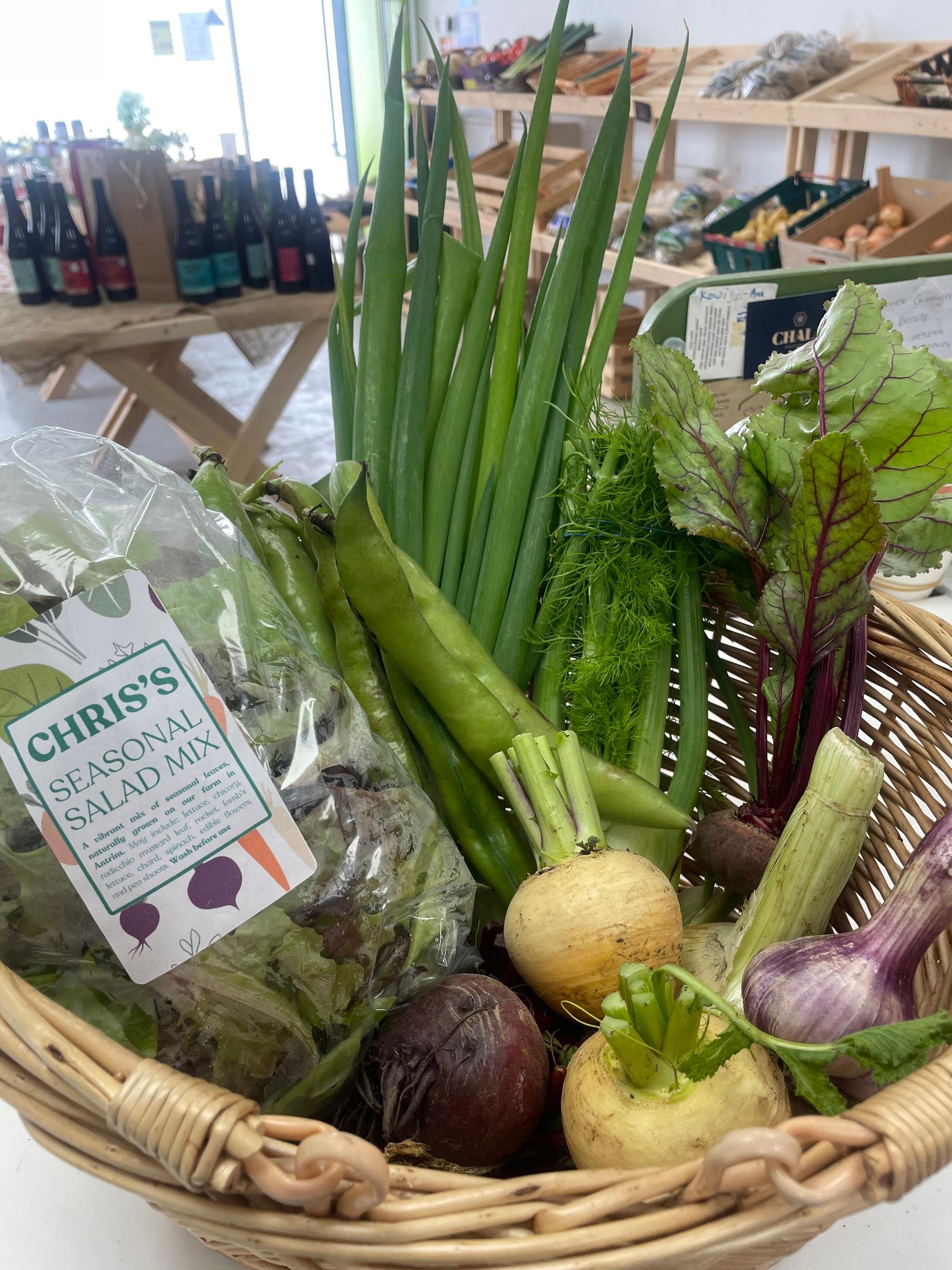 Chemical free veg box Friendly Food Club